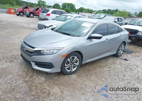 2016 Honda Civic Lx из США, поврежденный, VIN 19XFC2F54GE016963